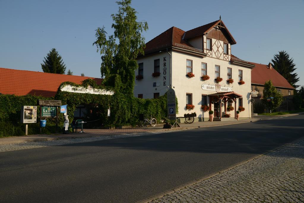 Landgasthof & Hotel Krone Eischleben Ichtershausen エクステリア 写真